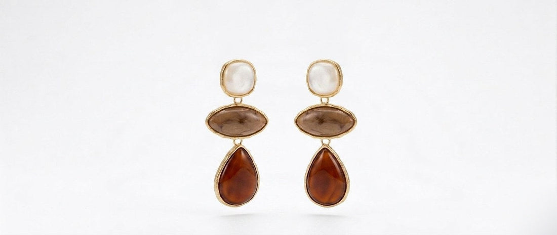 Garnet Chandelier Earrings