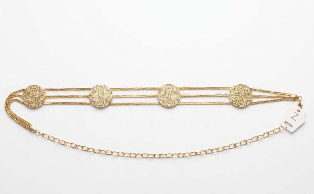 Gold mesh bracelet