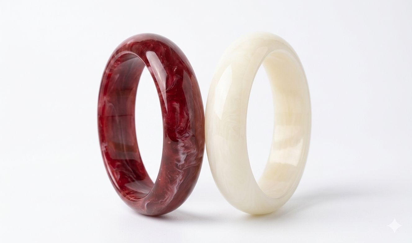 Burgundy - White cuff