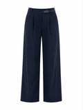 Tailored Pants Grey Navy