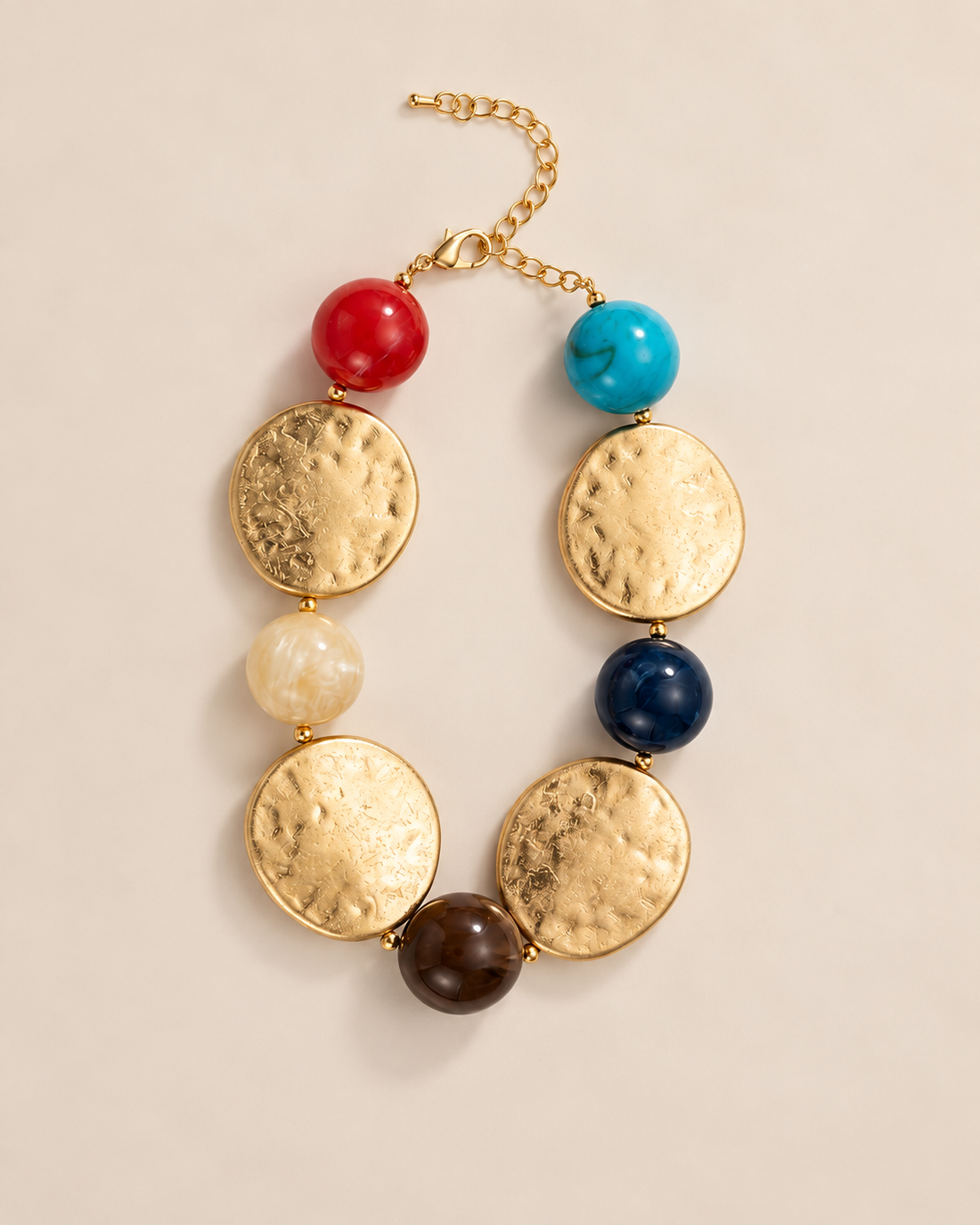 The Artisan Coin &amp; Gemstone Choker