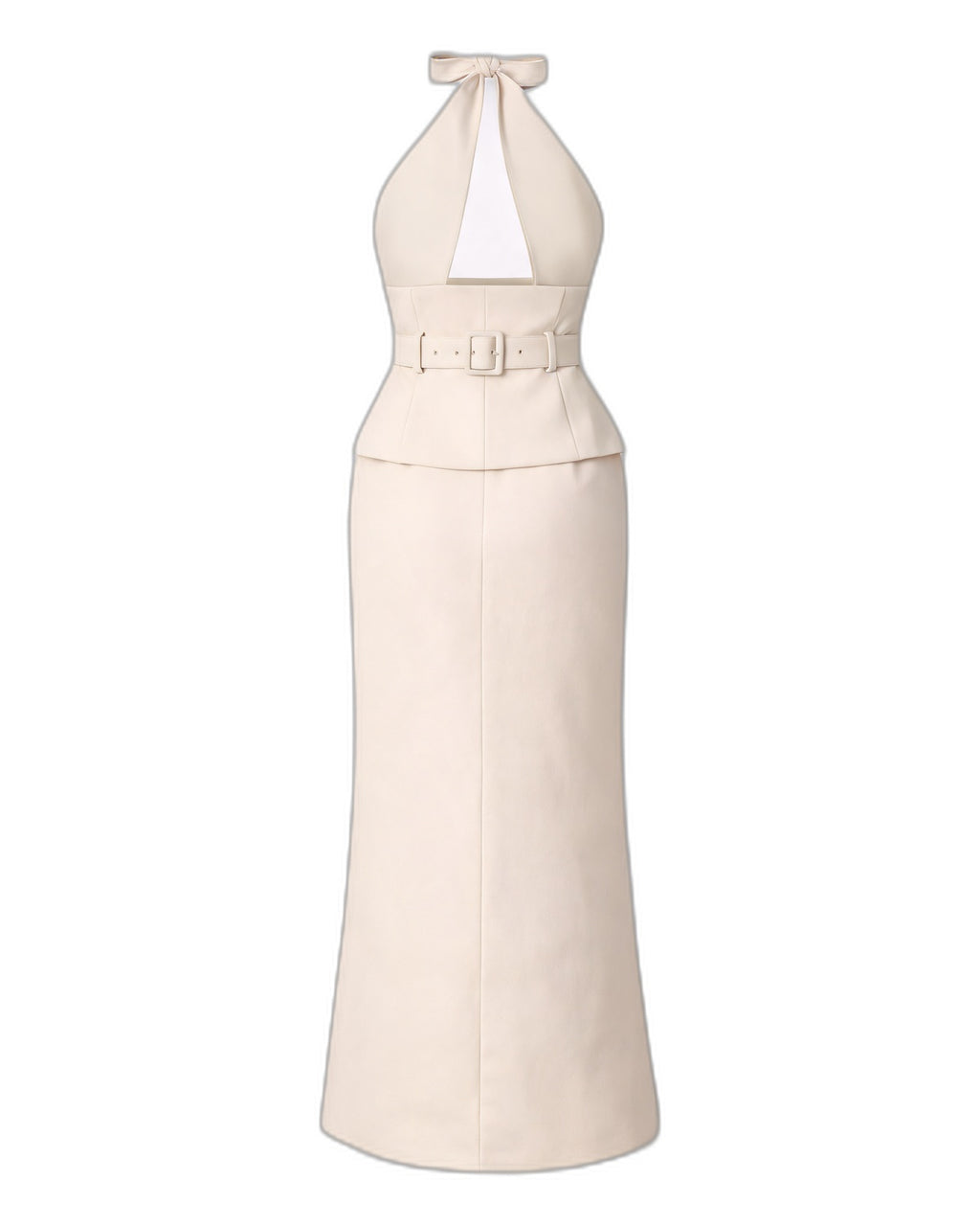 Backless Top & Skirt Set