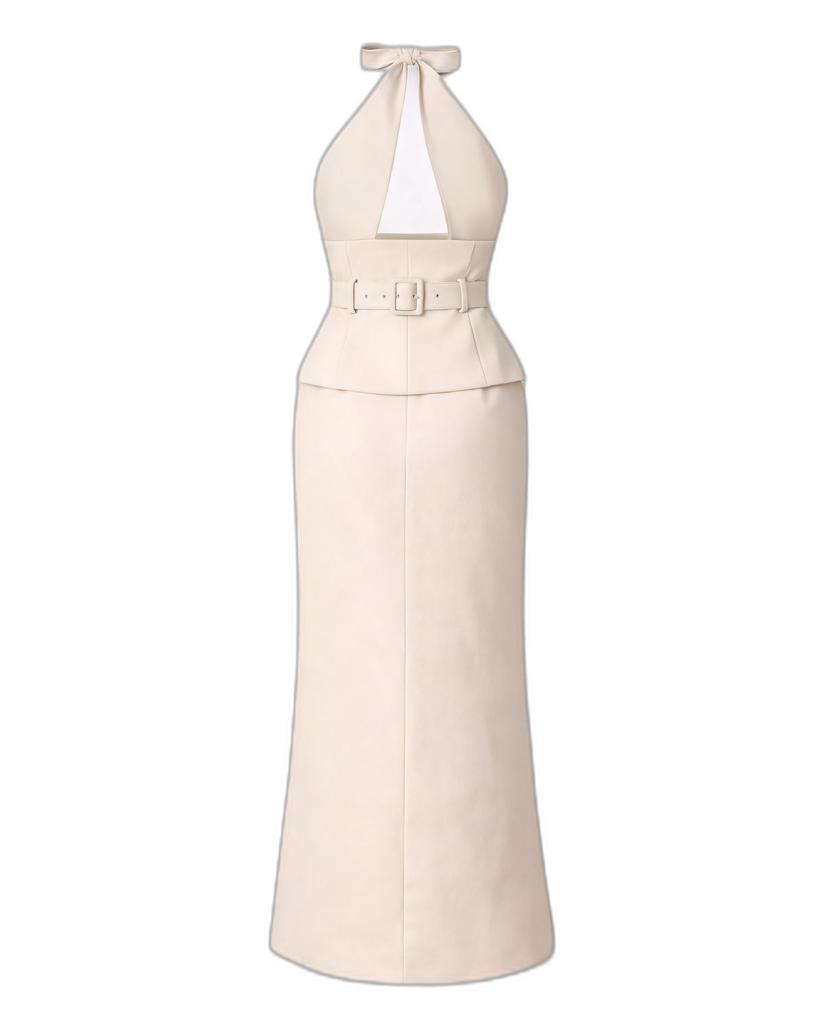 Backless Top & Skirt Set