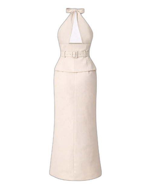 Backless Top & Skirt Set