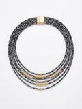 Black Beaded Necklace