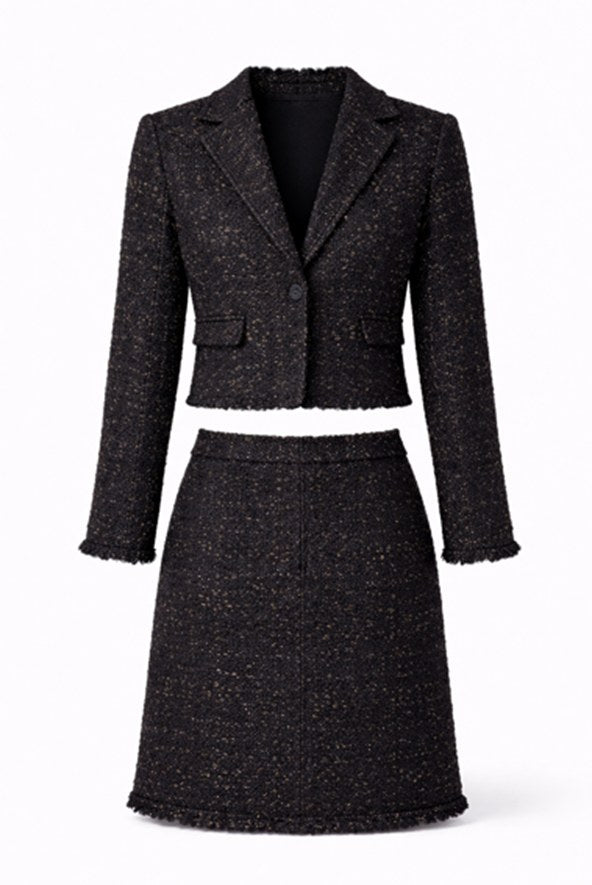 Black Skirt with strass