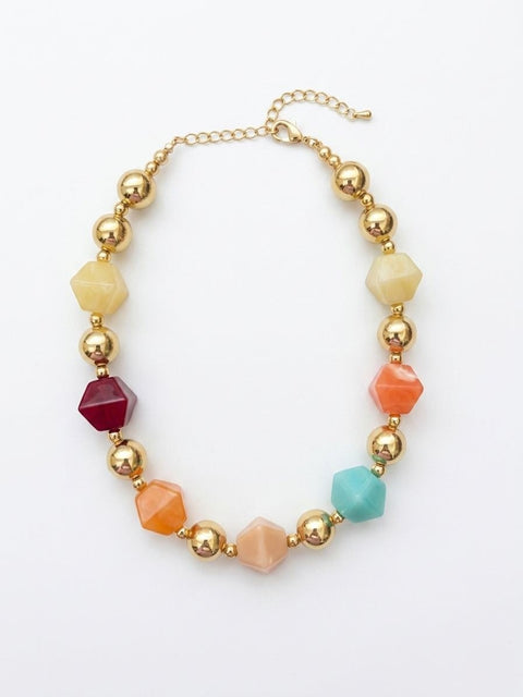 Colored Beaded Necklace