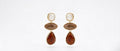 Garnet Chandelier Earrings