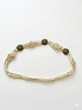 Gold beaded bracelet