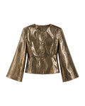 Gold metallic jacket Gold