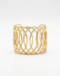 Gold open bangle