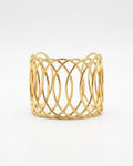 Gold Open Cuff Bangle