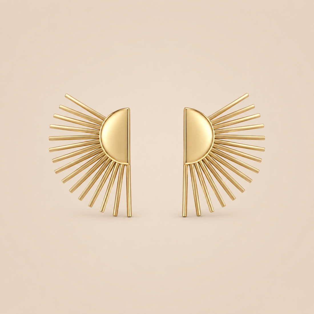 Gold Stud Earrings