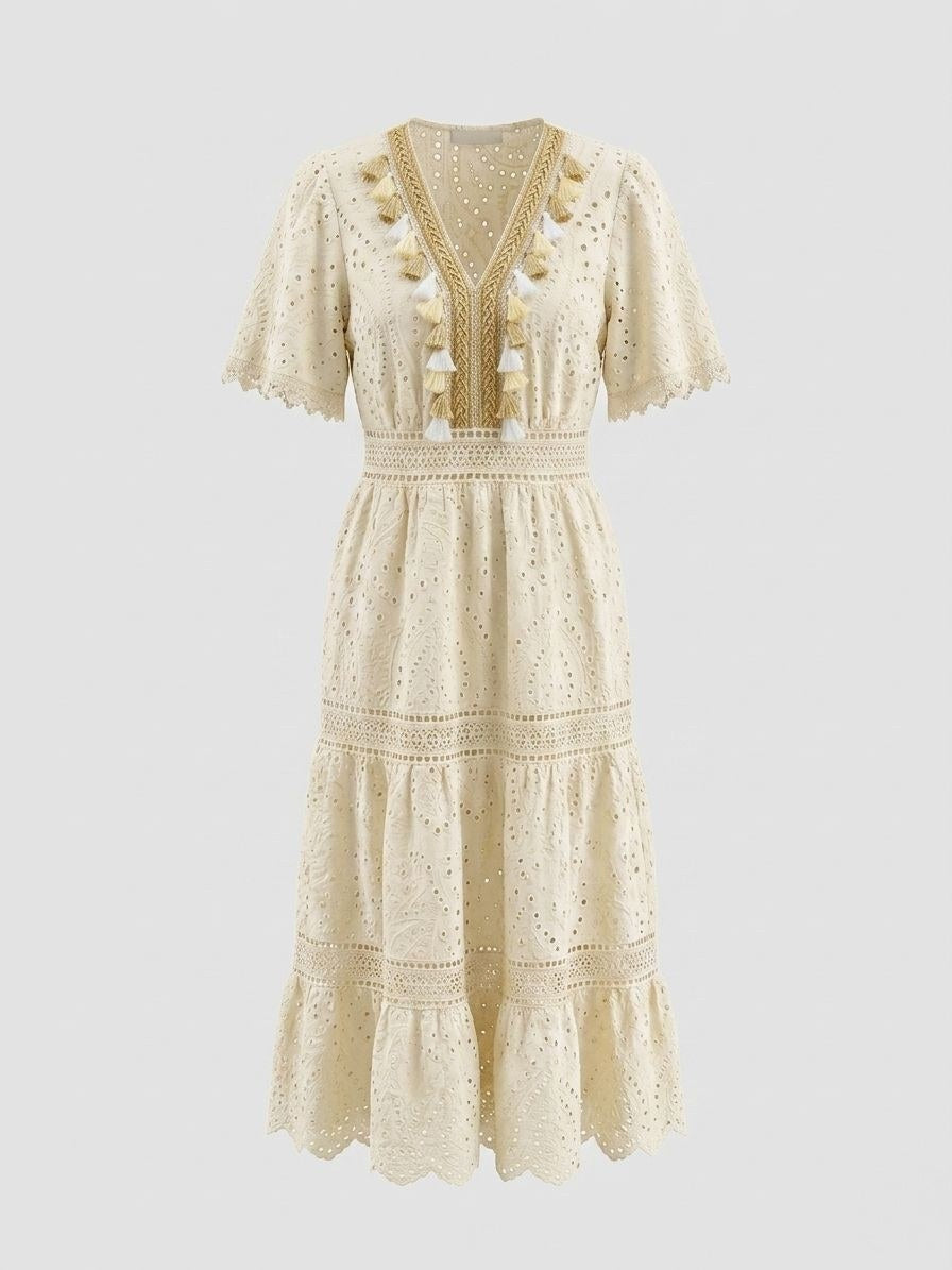 Off-White Maxi Dress