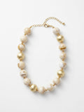 Pearl & Gold Beaded Necklace