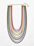 Silver Multi-Strand Necklace