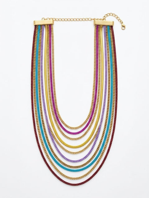Silver Multi-Strand Necklace
