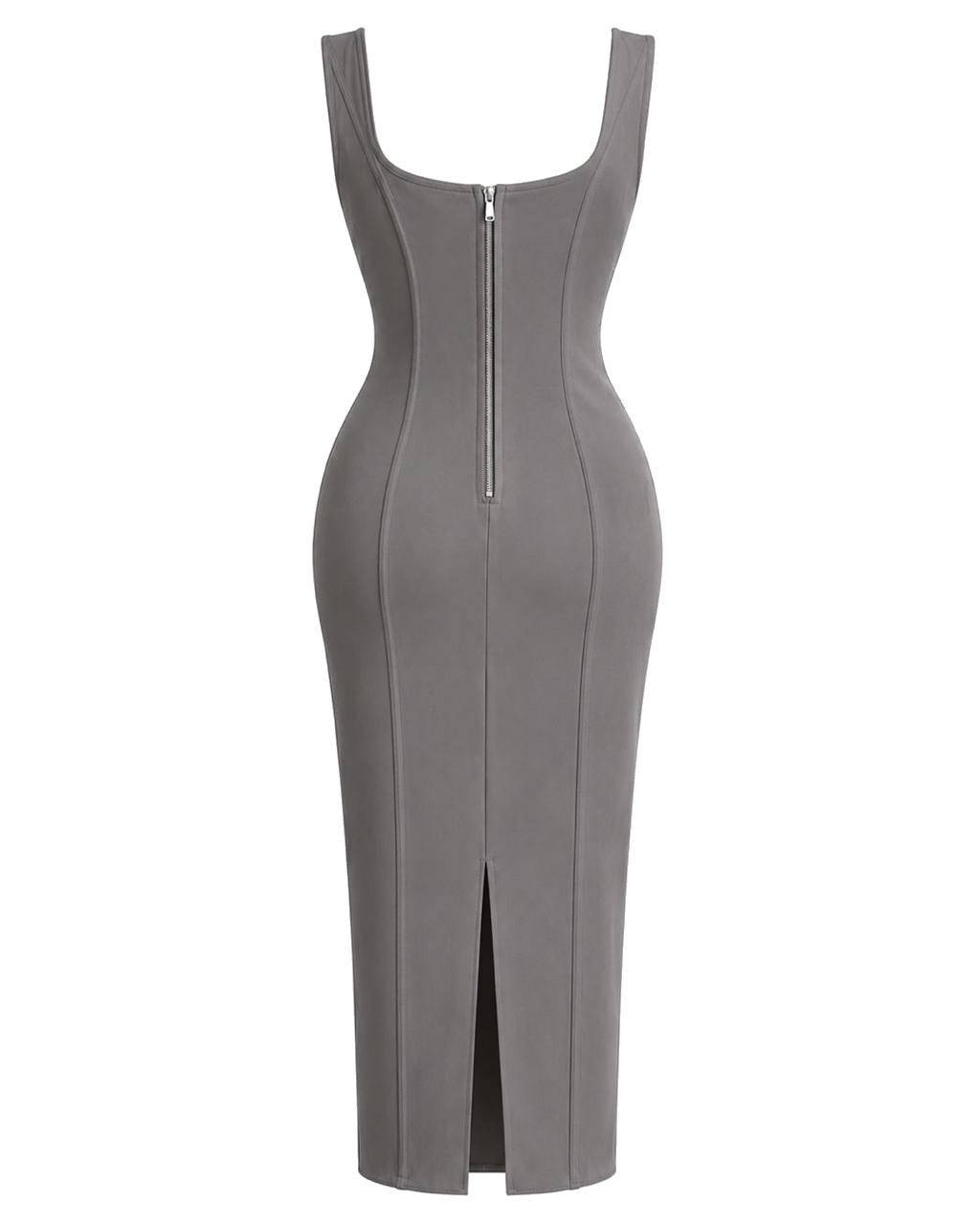 Sleeveless Metallic Dress