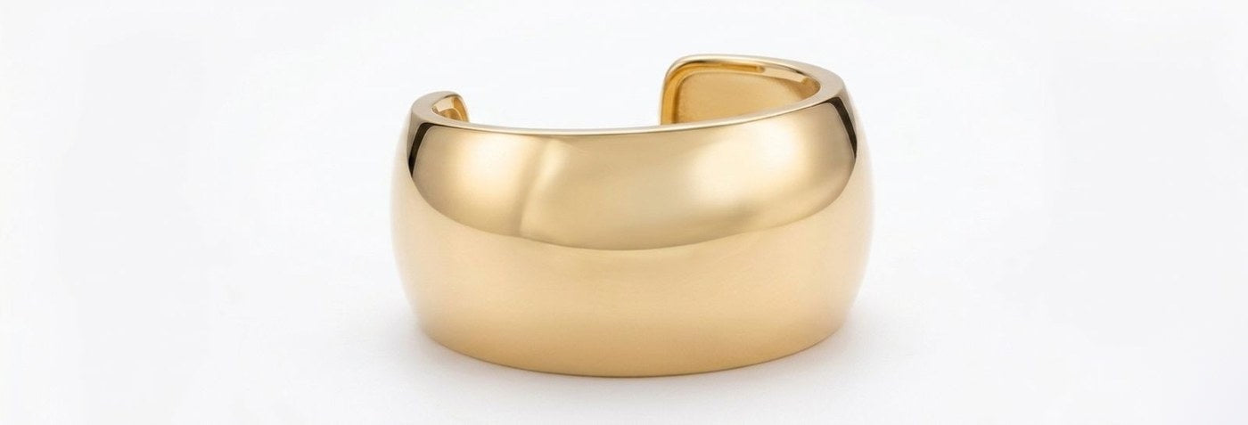 Smooth Gold Cuff