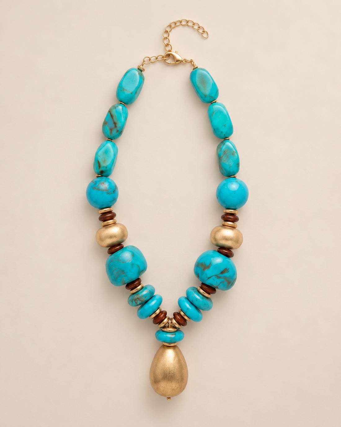 The Turquoise Oasis Statement Necklace