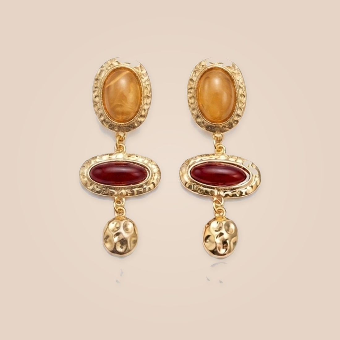 The Vintage Terracotta Cascade Earrings